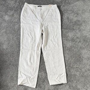 Massimo Dutti Light Cream Chinos